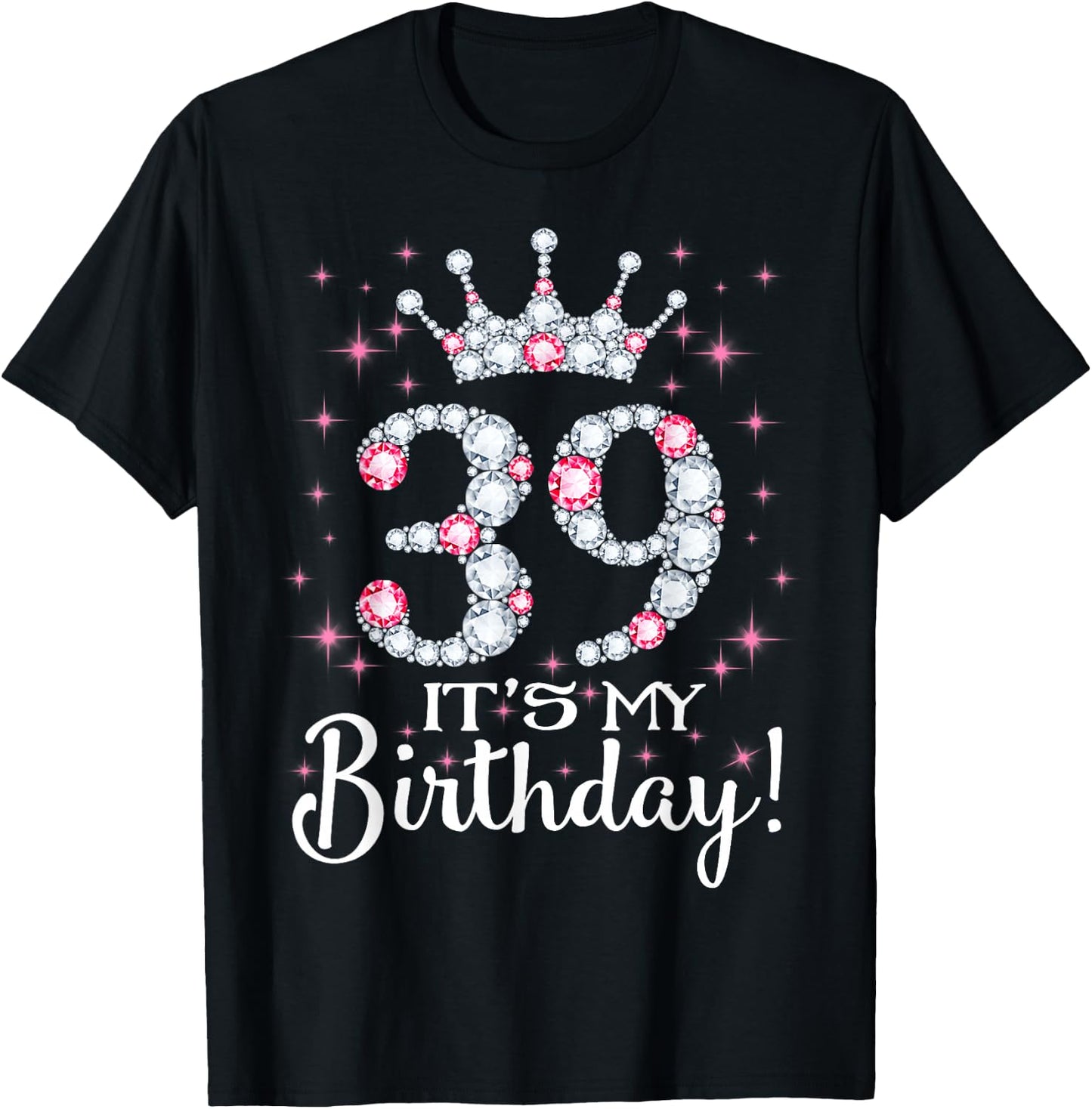 39 It's My Birthday 1982 39Th Birthday Gift T-Shirt - T-Shirt | Black