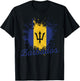 Barbados Flag Barbadian Bajan Pride Gift T-Shirt - T-Shirt | Black