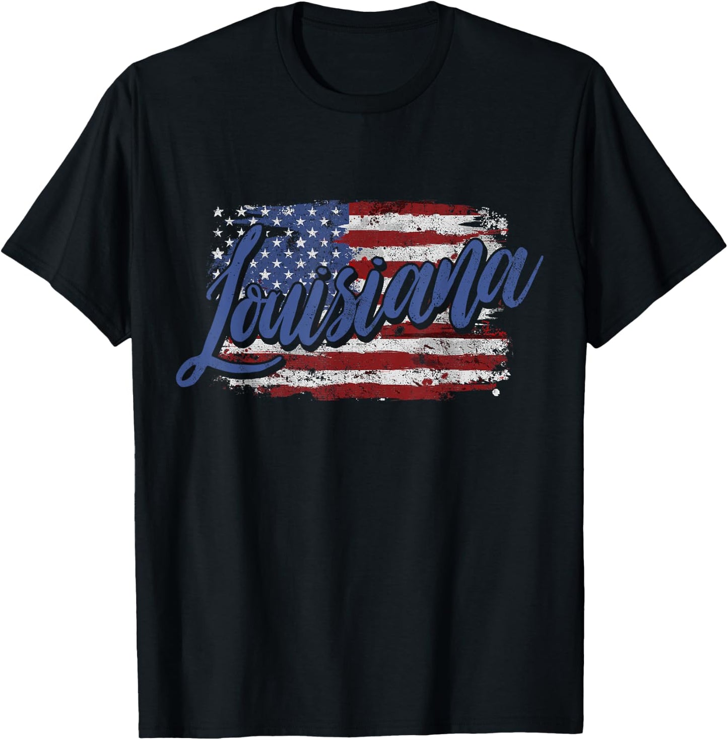 Louisiana Vintage T-Shirt - T-Shirt | Black
