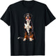 Greater Swiss Mountain Dog Women Girls Kids T-Shirt - T-Shirt | Black