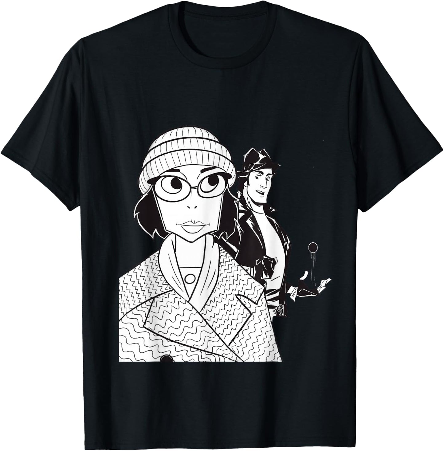 Adrian and Rocky cute lovely sweet T-Shirt - T-Shirt | Black