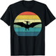 Pteranodon Dinosaur Animal Retro Vintage Aesthetic T-Shirt - T-Shirt | Black