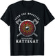 Ivar the Boneless - Kattegat Viking Shield T-Shirt - T-Shirt | Black