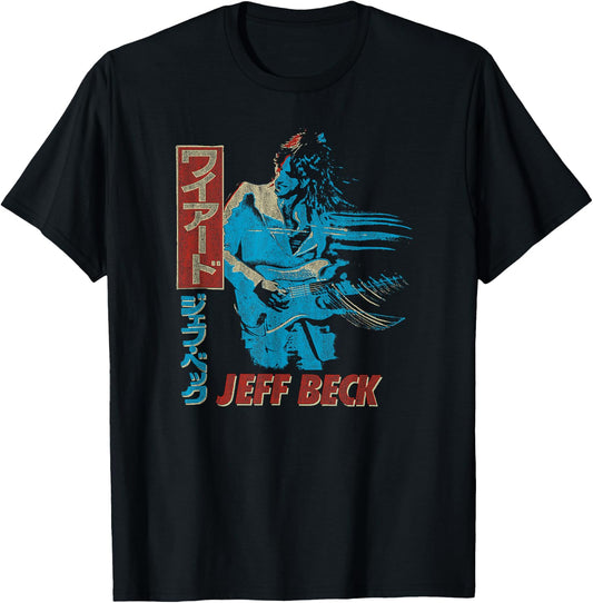 Jeff Beck - Blue Wind Japan T-Shirt - T-Shirt | Black