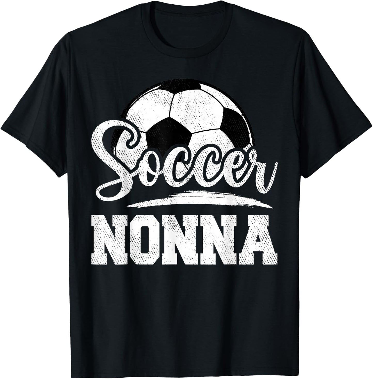 Soccer Nonna Soccer Player Game Day Mother's Day T-Shirt - T-Shirt | Black
