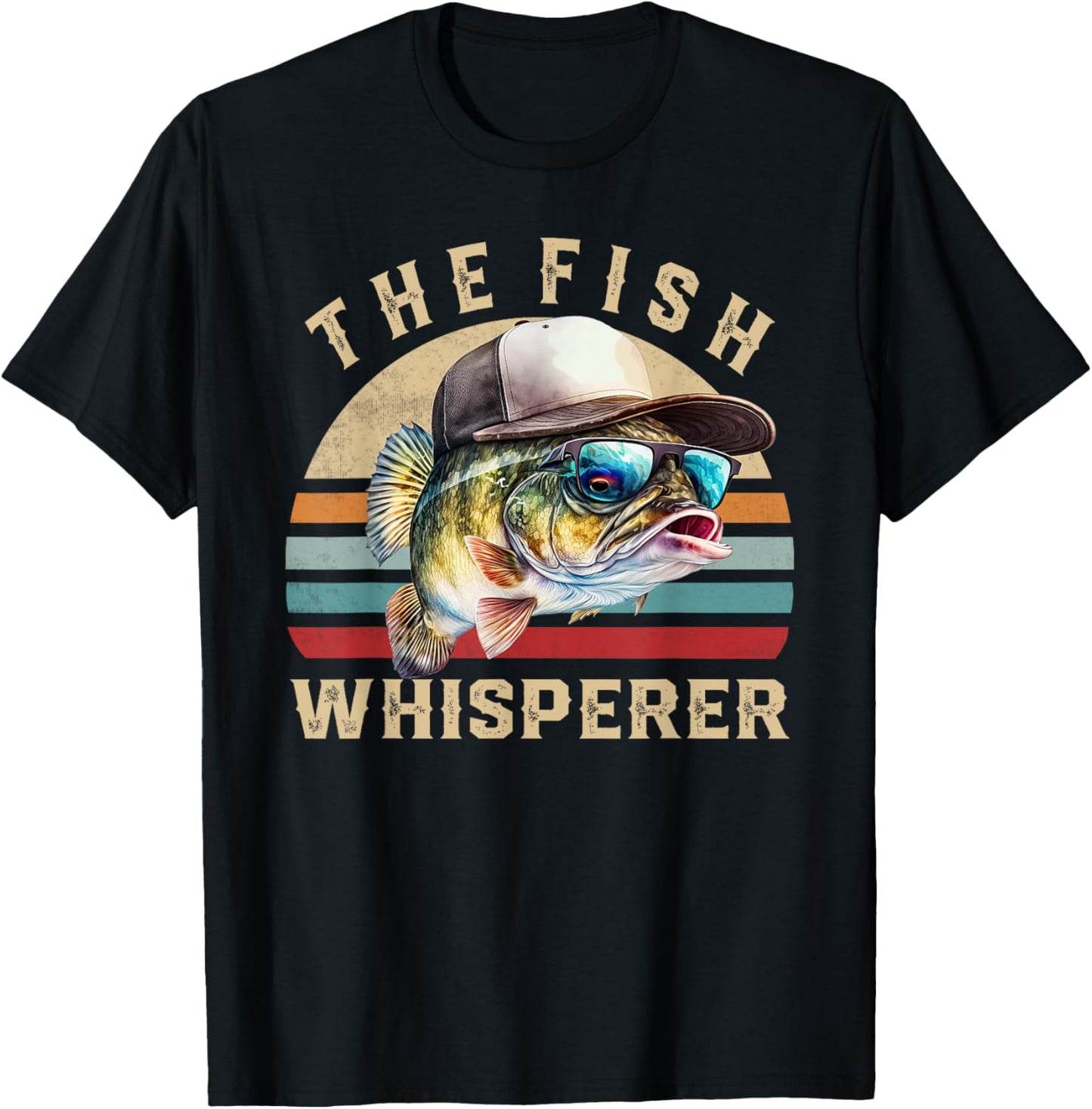 The Fish Whisperer T-Shirt - T-Shirt | Black