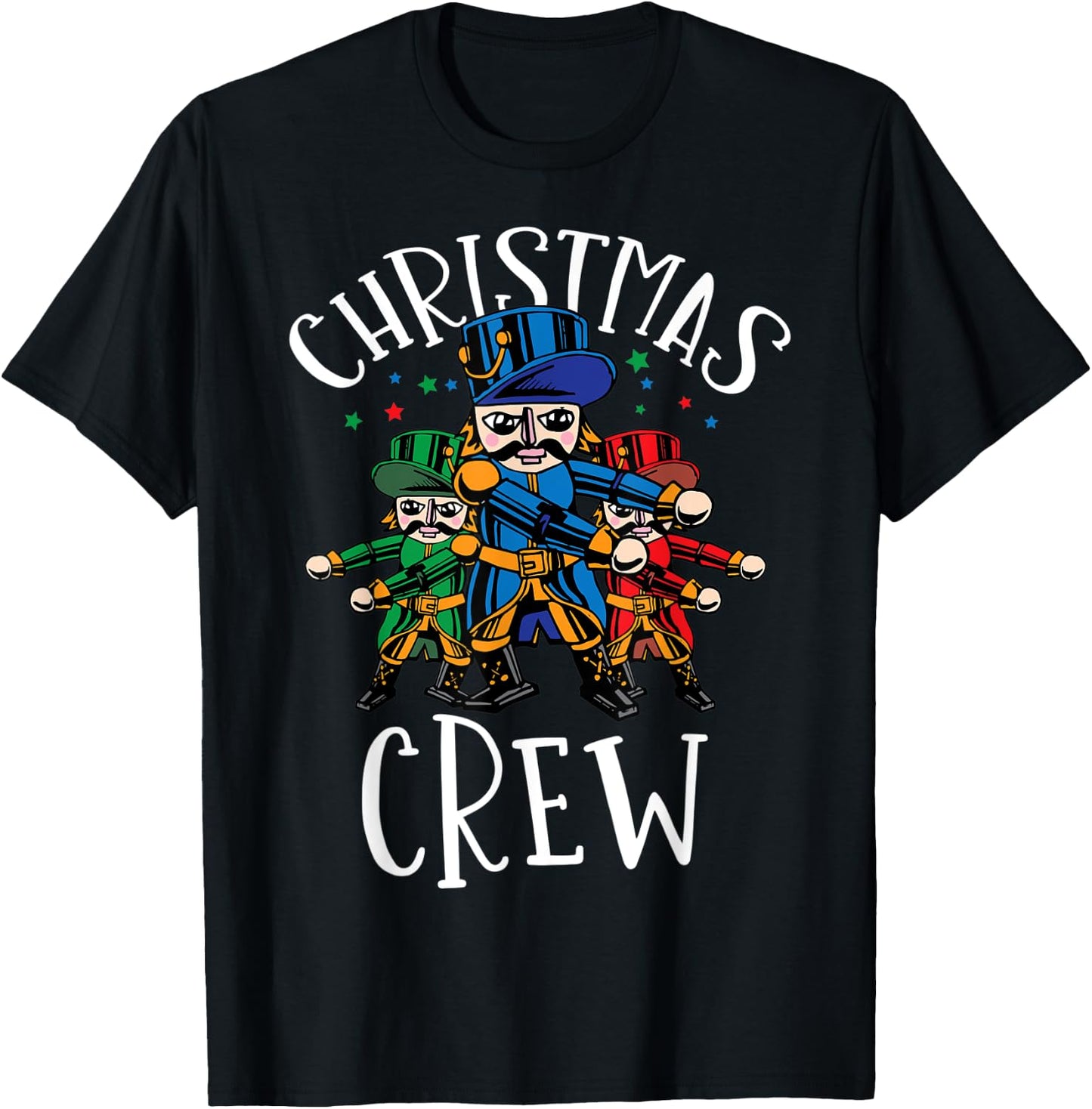 Nutcracker Shirt Christmas Crew Flossing Kids T-Shirt - T-Shirt | Black