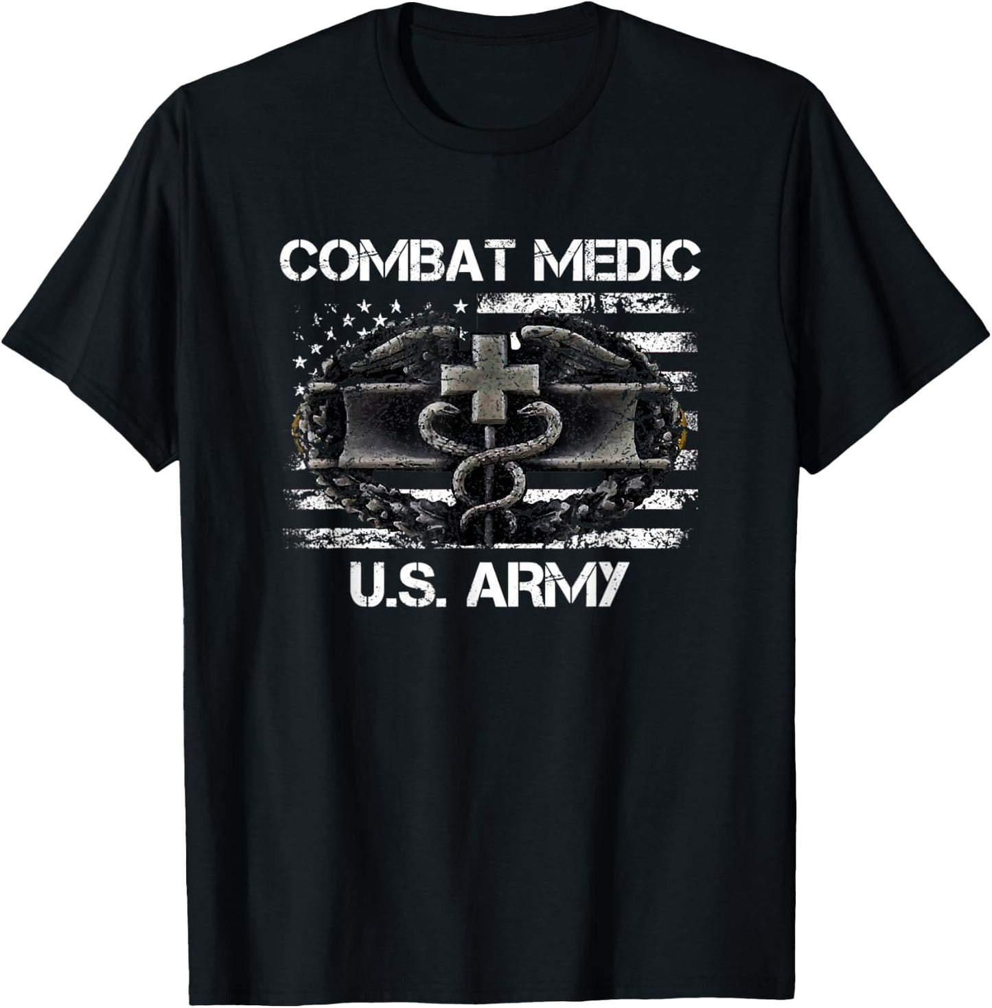 US Army Combat Medic , Perfect Veteran Medical Military T-Shirt - T-Shirt | Black