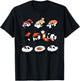 Panda Sushi Hug Animal Maki Lover Funny Cute Food Gift T-Shirt - T-Shirt | Black