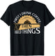 Funny Woodworker First I Drink Coffee Then I Build Things T-Shirt - T-Shirt | Black
