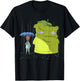 Bob's Burgers Louise & Kuchi Kopi Rain Portrait T-Shirt - T-Shirt | Black