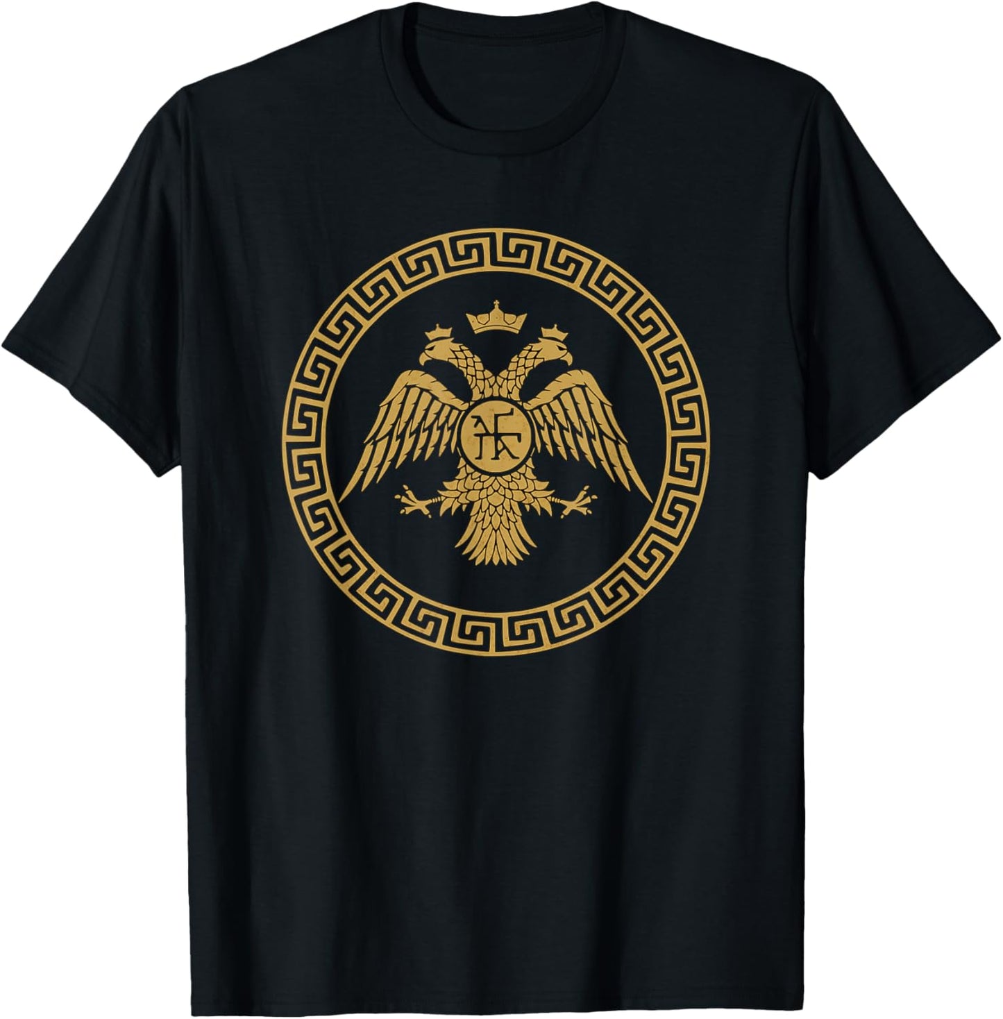 Byzantine Empire Heraldry Constantinople T-Shirt - T-Shirt | Black