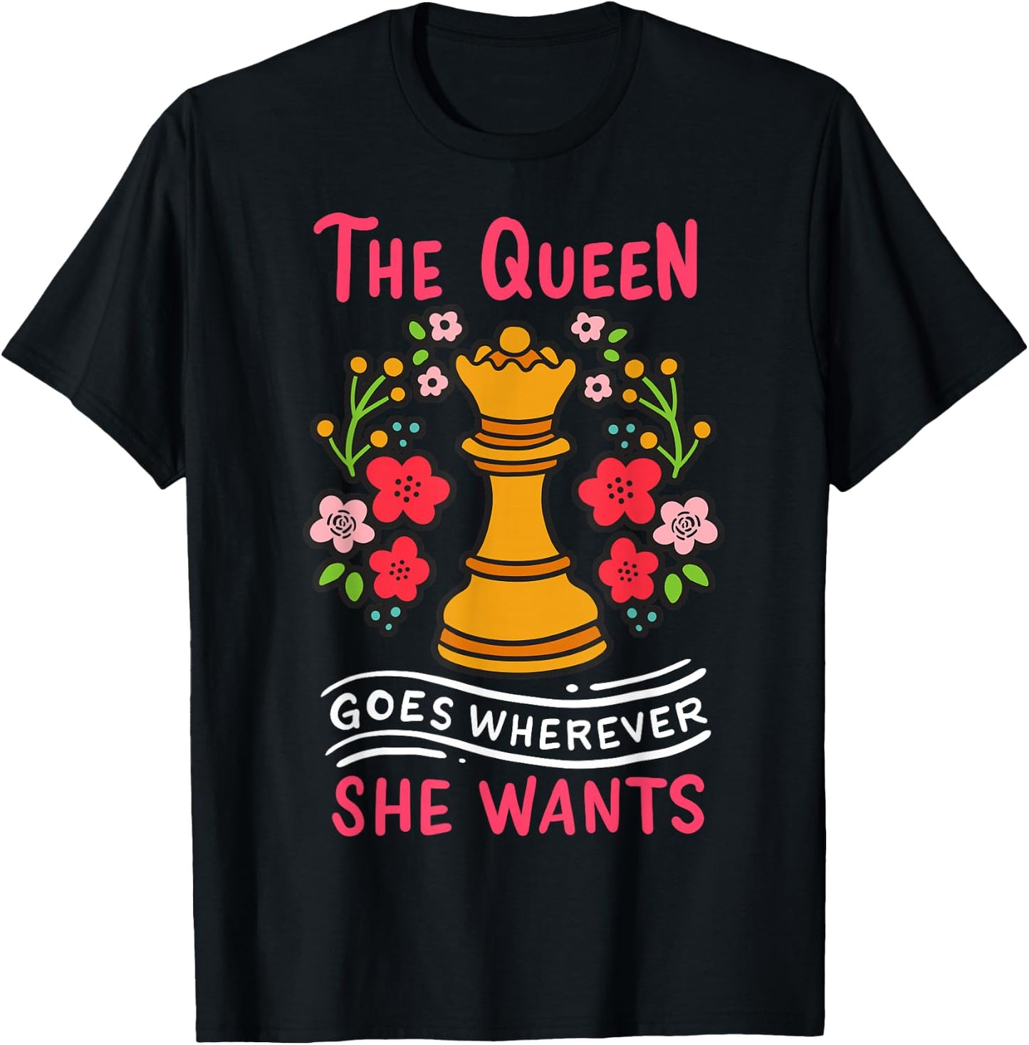 Chess Chessmen Chessboxing Queen Chess Player Gift Small T-Shirt - T-Shirt | Black