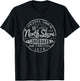 Long Board North Shore Surf Vintage Hawaii Beach T-Shirt - T-Shirt | Black