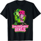 Roller Derby Girls Funny Jammer Skates Player T-Shirt - T-Shirt | Black