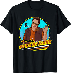 Suck My Wake Outdoors Vintage 70s Great T-Shirt - T-Shirt | Black