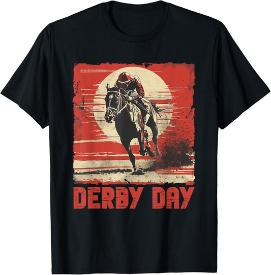 Elegant derby racing day KY Horse Racing Spectacle T-Shirt - T-Shirt | Black