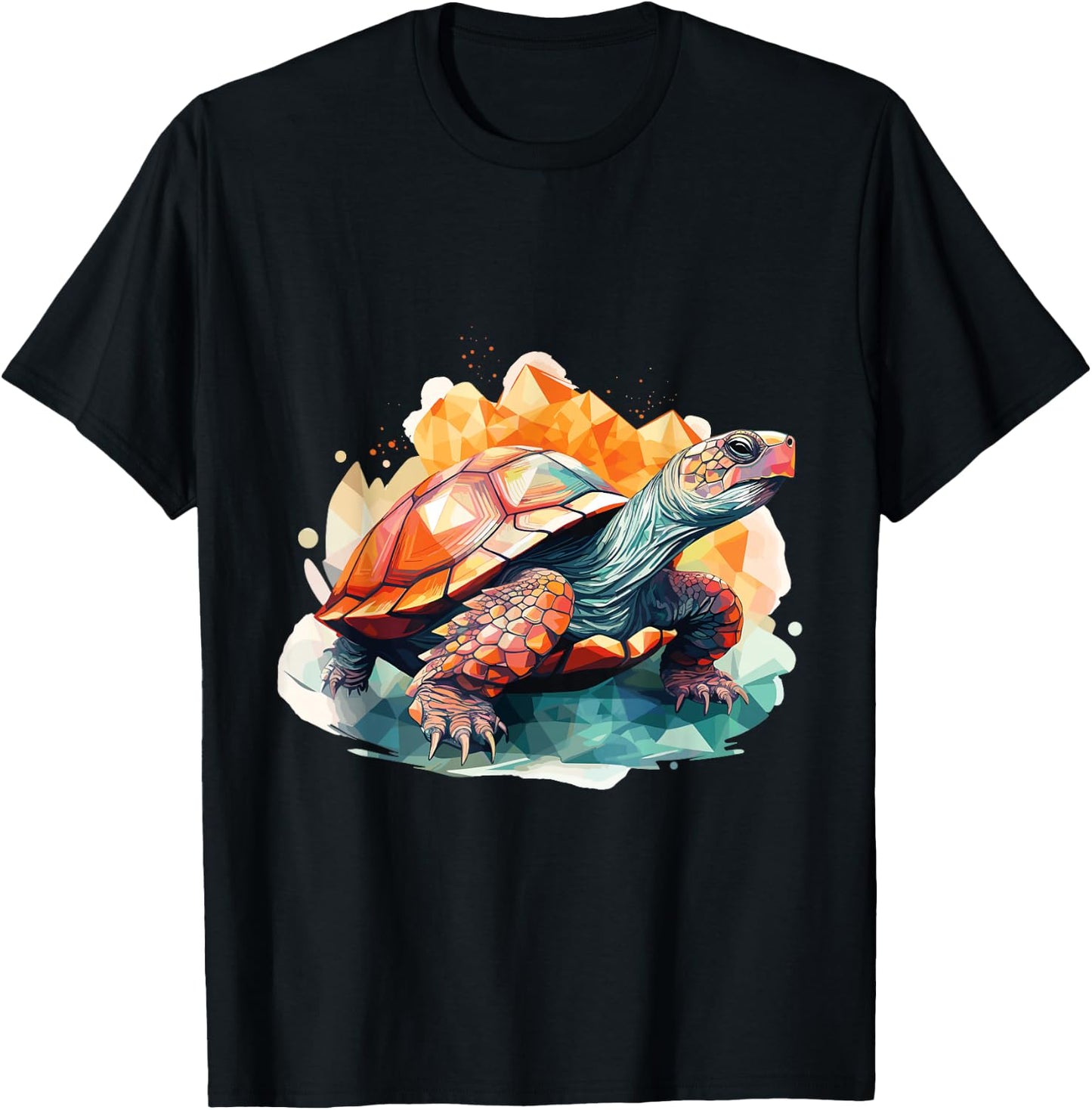 Sea Turtle in the Ocean, Turtles Lover T-Shirt - T-Shirt | Black