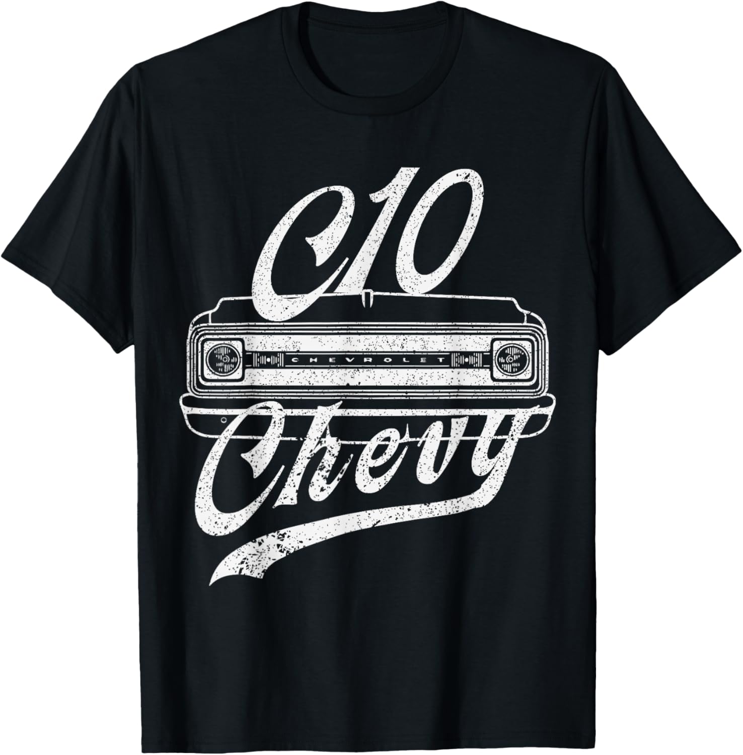 Classic C10 Truck T-Shirt - T-Shirt | Black