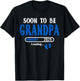 Soon To Be Grandpa est.2025 New Grandpa Pregnancy T-Shirt - T-Shirt | Black
