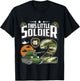 Kids 2 Year Old Soldier 2nd Birthday Military Themed Camo boys T-Shirt - T-Shirt | Black