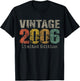 Vintage 2006 Limited Edition 19th Birthday Gifts 19 Year Old T-Shirt - T-Shirt | Black