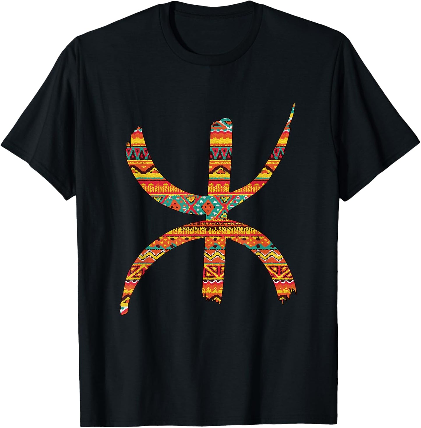 Amazigh Berbers Art Tifinagh T-Shirt - T-Shirt | Black