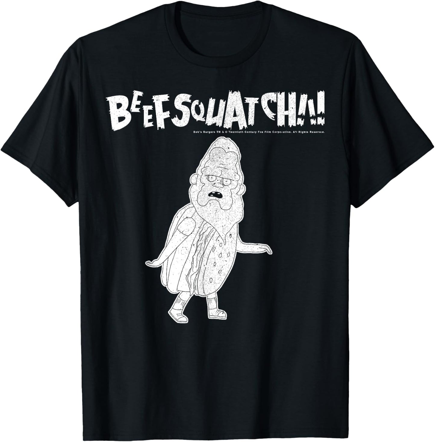 Bob's Burgers Beefsquatch Portrait T-Shirt - T-Shirt | Black