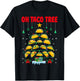 Oh Taco Tree Mexican Food Taco Lover Santa Christmas Taco T-Shirt - T-Shirt | Black