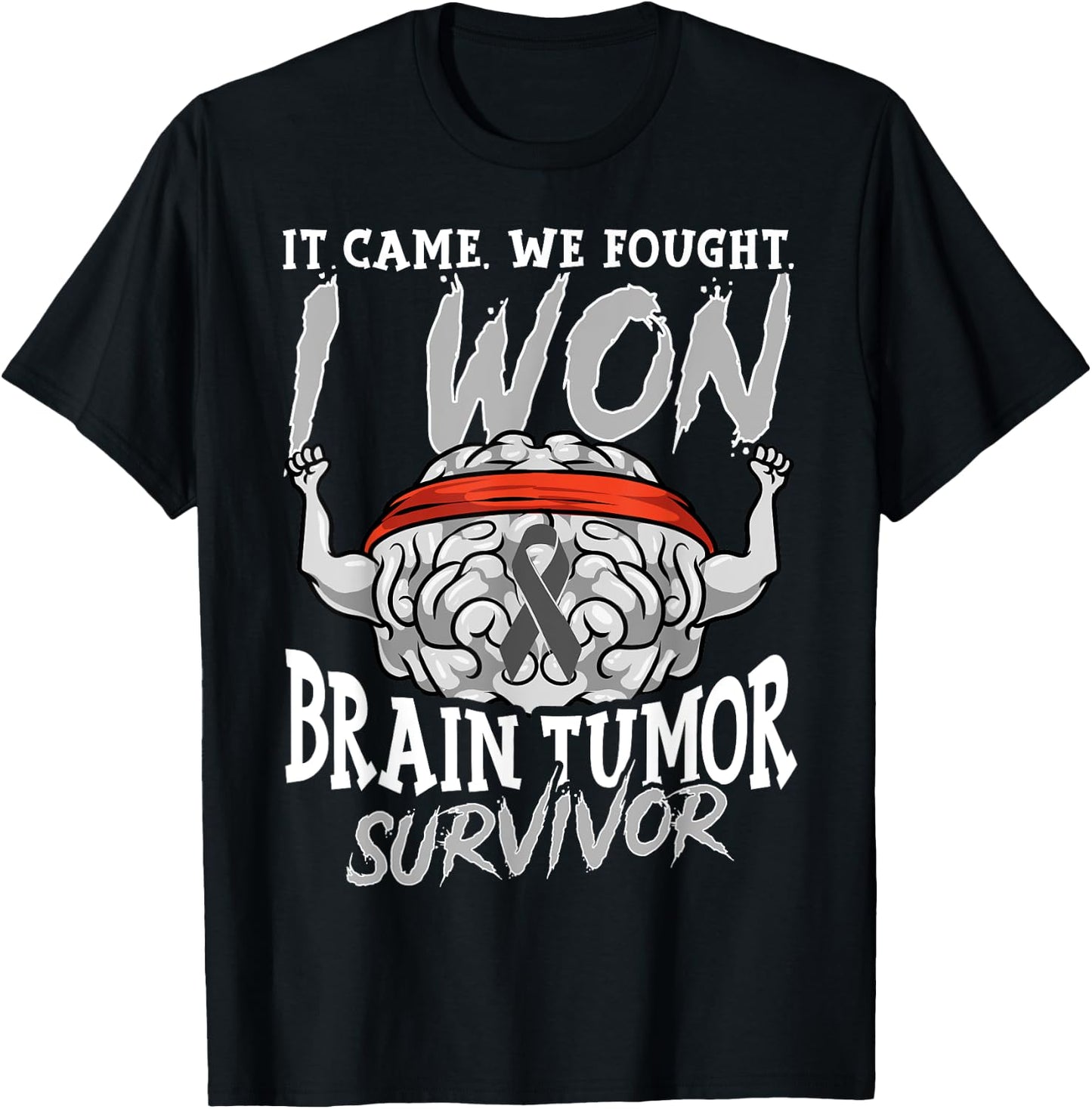 Brain Tumor Survivor Gift Cancer Survivor T-Shirt - T-Shirt | Black