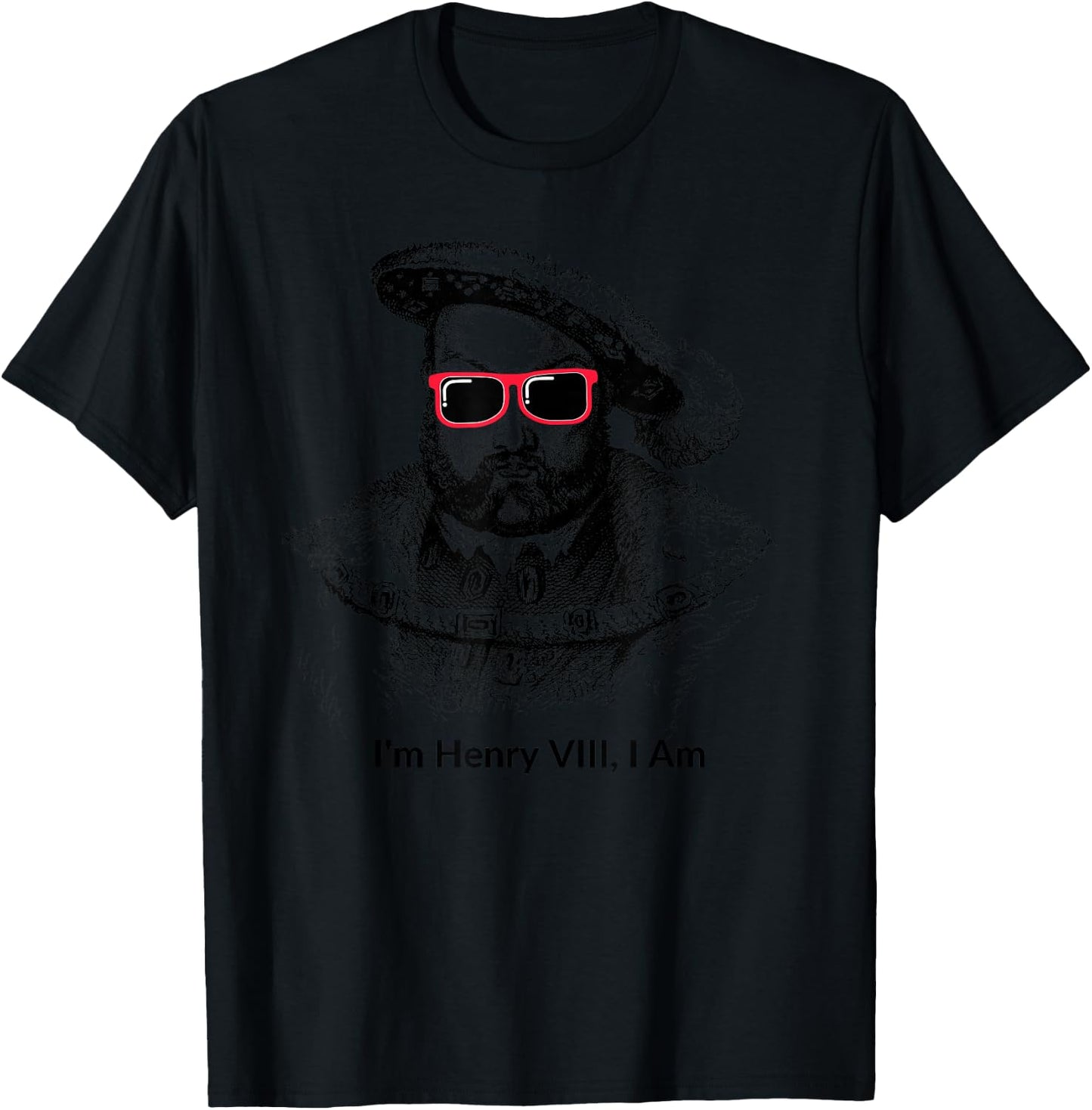 England Royalty Henry The 8th Gift T-Shirt - T-Shirt | Black