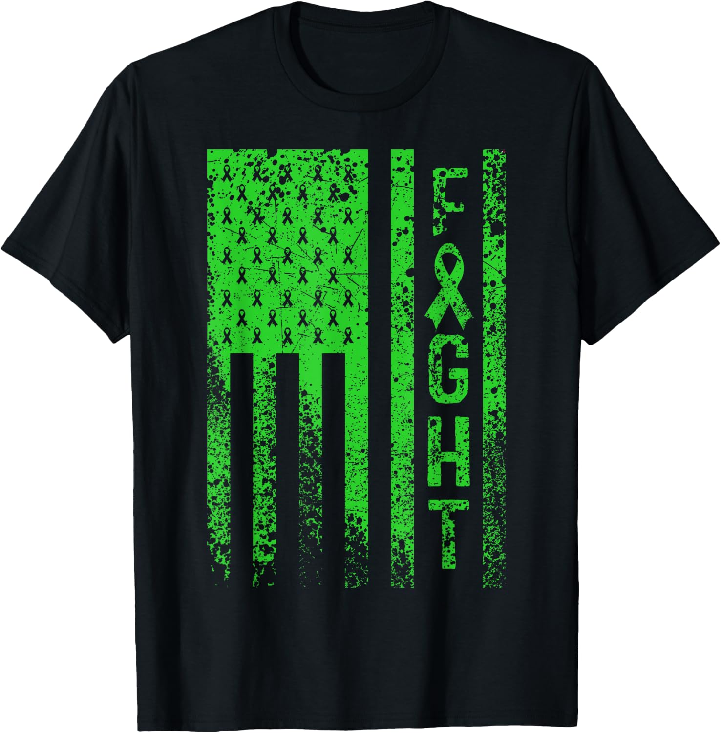 Fight Liver Disease Awareness T-Shirt - T-Shirt | Black