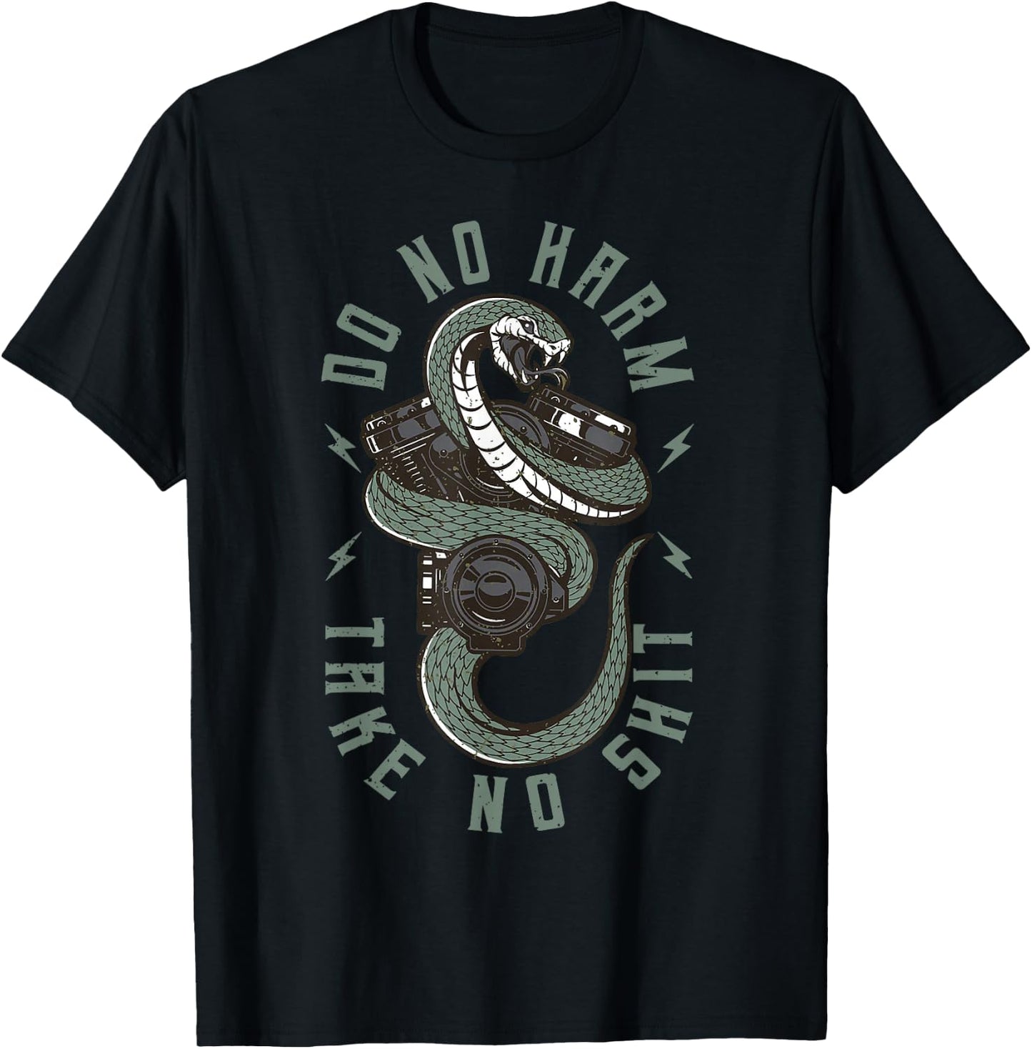 Do No Harm Take No Shit T-Shirt - T-Shirt | Black