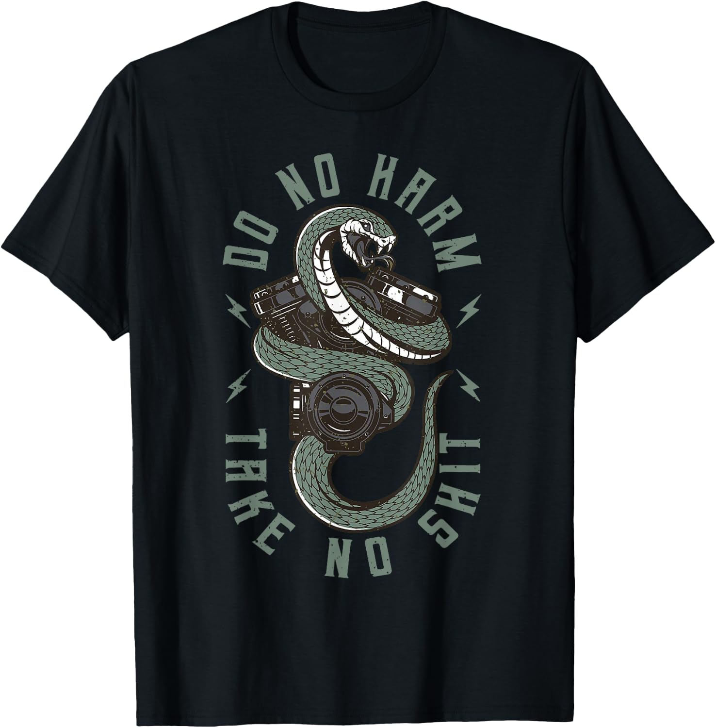 Do No Harm Take No Shit T-Shirt - T-Shirt | Black