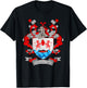 Donnelly Coat of Arms | Donnelly Surname Family Crest T-Shirt - T-Shirt | Black
