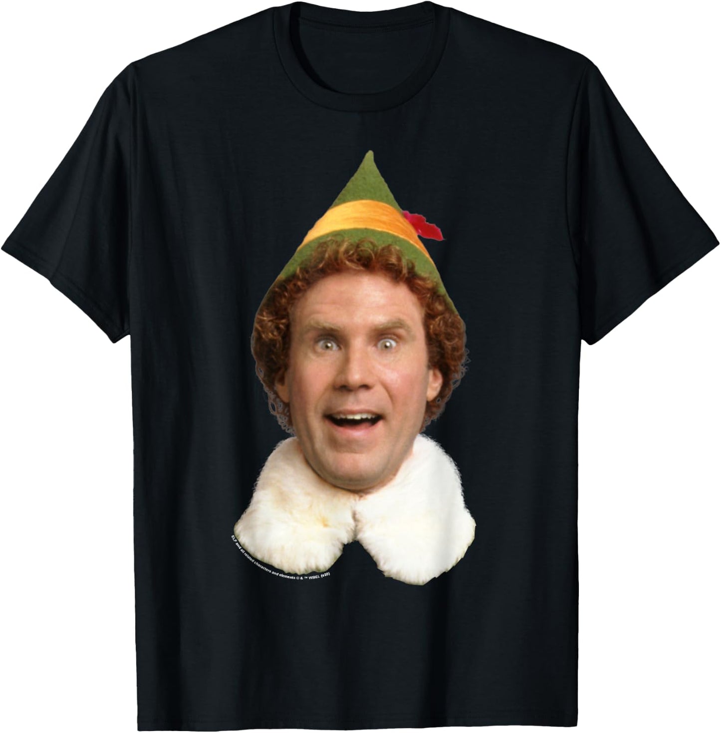 Elf Buddy The Elf Big Face T-Shirt - T-Shirt | Black