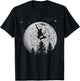 Skater Skateboard Stunt Moon Skater Gift Children Teenagers T-Shirt - T-Shirt | Black