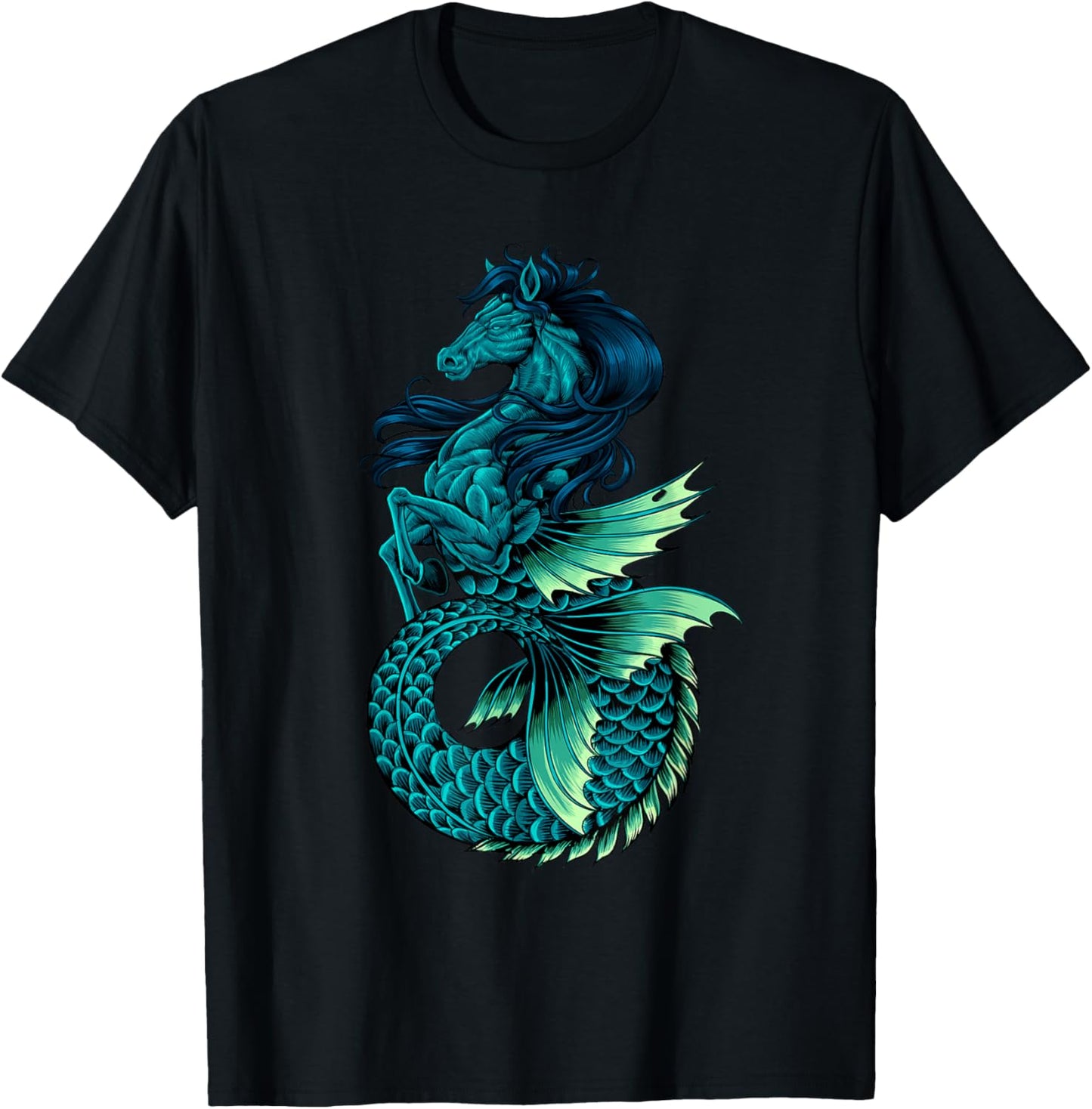 Hippocampus T-Shirt - T-Shirt | Black