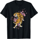 Cherry Blossom Tiger T-Shirt - T-Shirt | Black