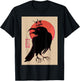King of the Corvids for Fans of Crows and Ravens T-Shirt - T-Shirt | Black