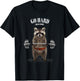 Raccoon Weightlifting in Fitness Gym T-Shirt - T-Shirt | Black