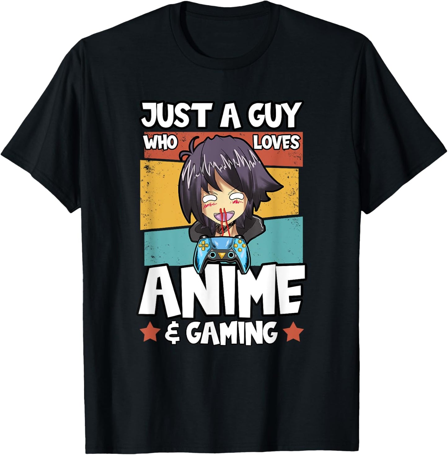 Anime Otaku Weeb Cosplay Merch Funny Gaming Gift T-Shirt - T-Shirt | Black