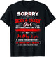 Sorry I'm Already Taken by A Sexy and Crazy Girl Fun Couple T-Shirt - T-Shirt | Black