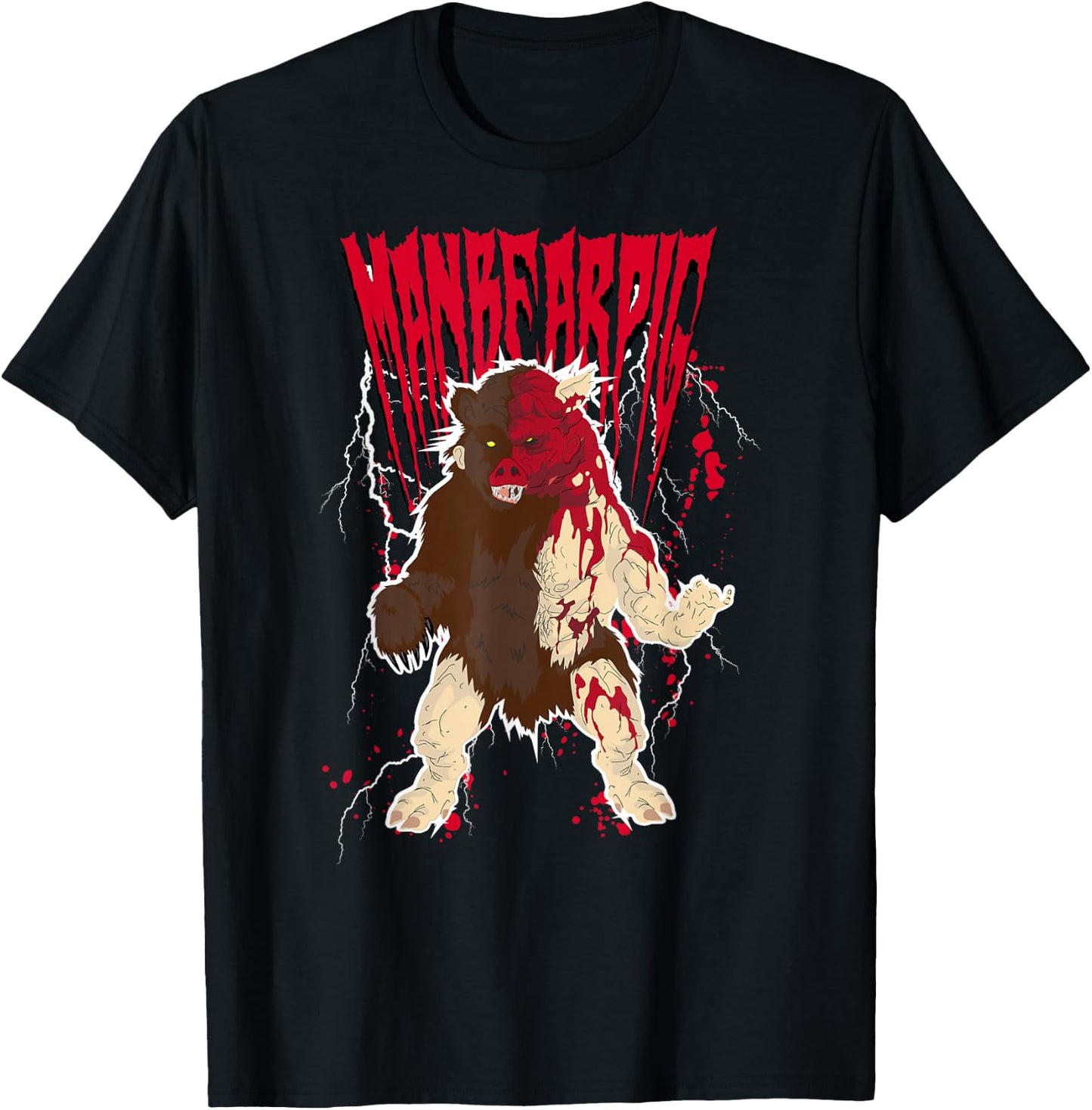 South Park Manbearpig T-Shirt - T-Shirt | Black