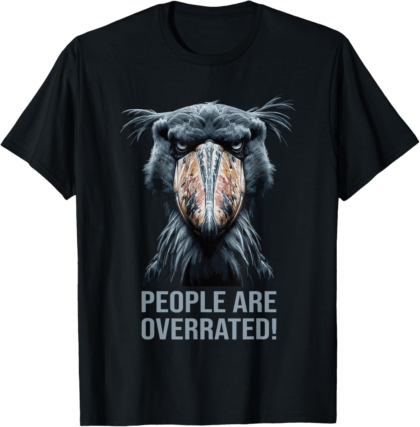 Shoebill Storks T-Shirt - T-Shirt | Black