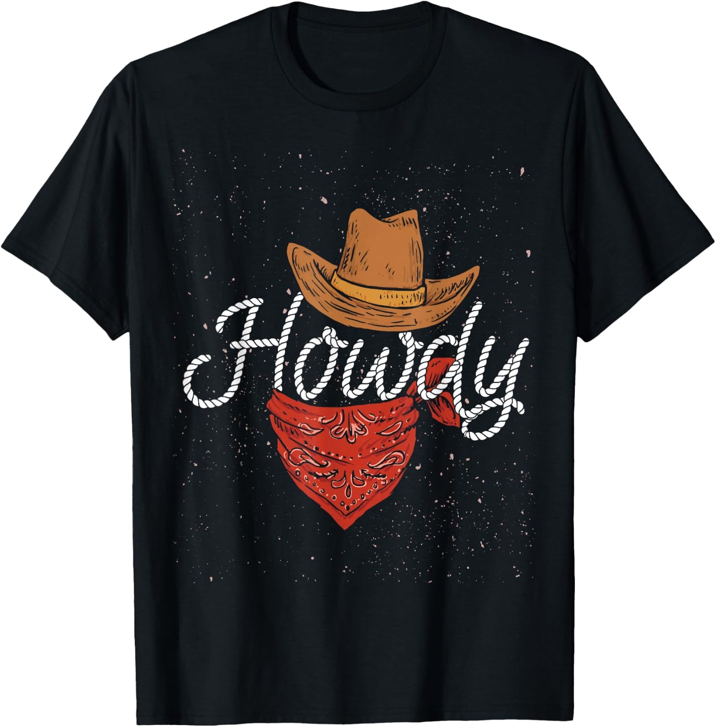 Cowboy Hats Texas USA Cowboy T-Shirt - T-Shirt | Black