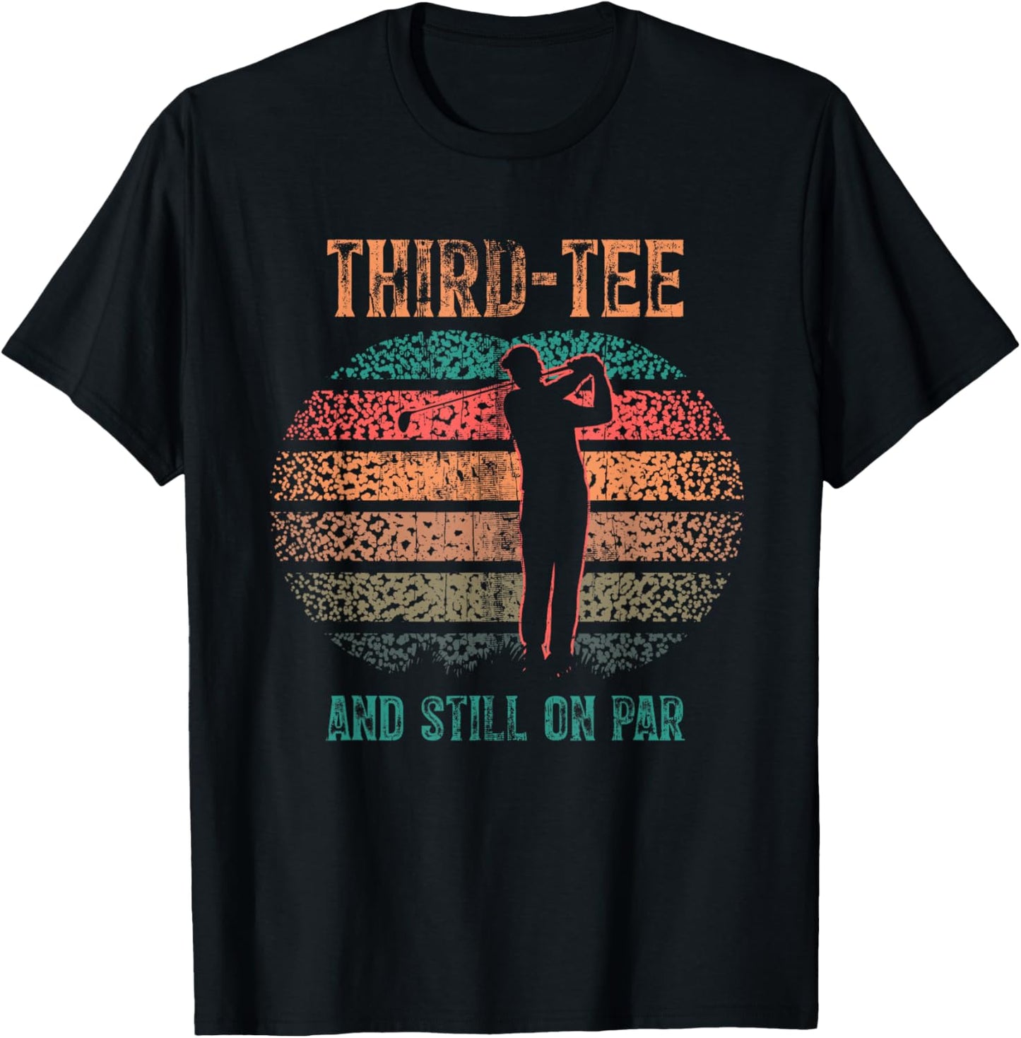 Funny 30th Birthday Golf Pun Golfing 30 Year Old Golfer T-Shirt - T-Shirt | Black