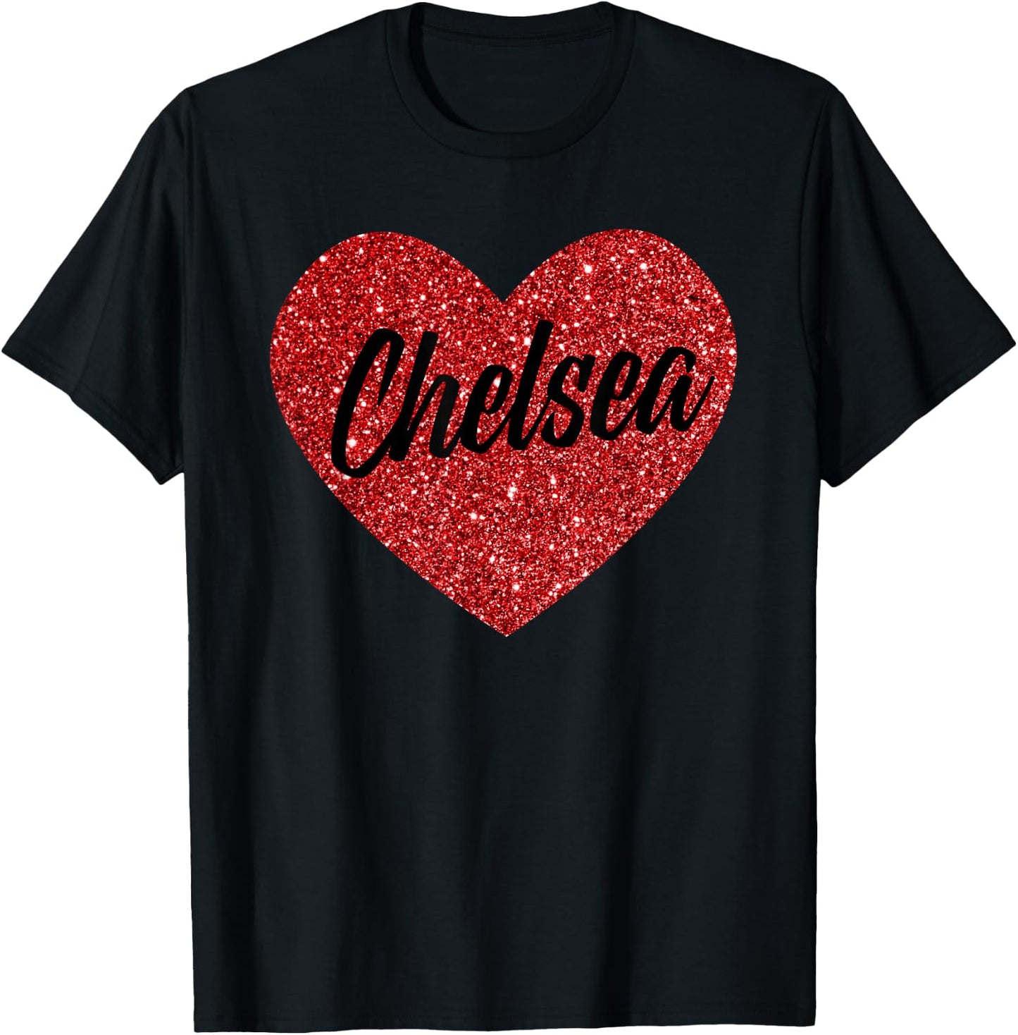 I Love Chelsea Cute Chelsea Heart for Valentine's Day T-Shirt - T-Shirt | Black