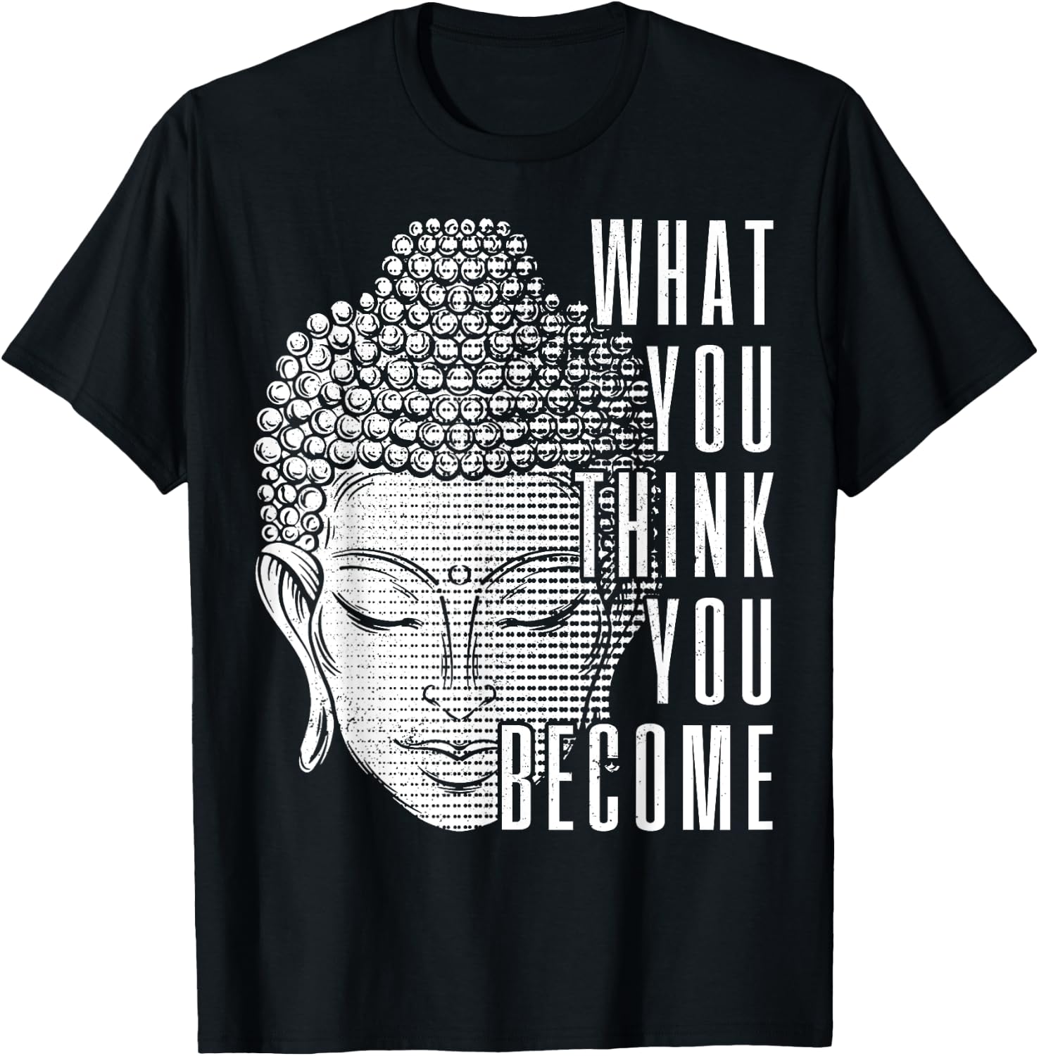 Buddha Spiritual Saying Buddhism Yoga Gift T-Shirt - T-Shirt | Black