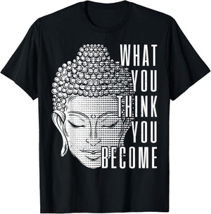 Buddha Spiritual Saying Buddhism Yoga Gift T-Shirt - T-Shirt | Black
